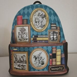 Loungefly Disney Alice in Wonderland Book Mini Backpack BAM Exclusive NEW